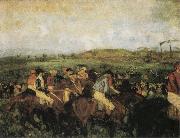 Edgar Degas The Gentlemen-s Race France oil painting artist